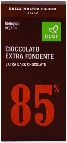 Czekolada gorzka min. 85% kakao BIO 80 g Ecor