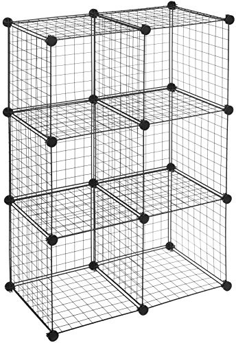 AmazonBasics Cube wire storage Shelves CUBE-6BK