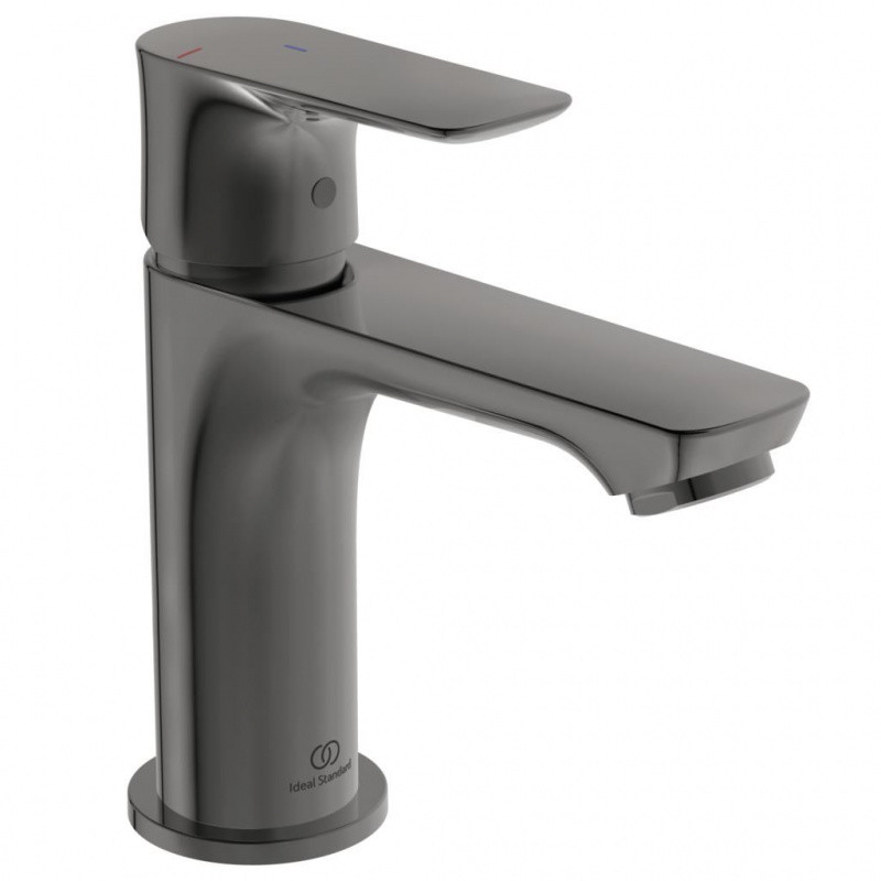 Ideal Standard Connect Air Bateria umywalkowa Blue Start bez korka szary magnetyczny połysk A7011A5
