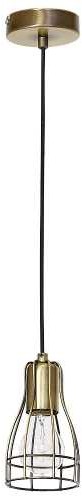 Luminex Lampa wisząca zwis żyrandol Marion 1x60W E27 mosiądz 3521