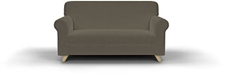 Pi Bello Italian Bed Linen pokrowiec na sofę, stół gilastyczny, wycięcie z materiału o gładkiej strukturze, poliester nowoczesny 130/170 x 90 cm taupe CD-PB-tortora-2P