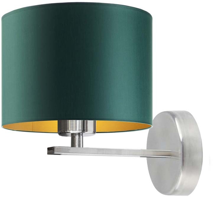 LYSNE Klasyczny kinkiet ścienny z abażurem MEDELIN GOLD 888902/46