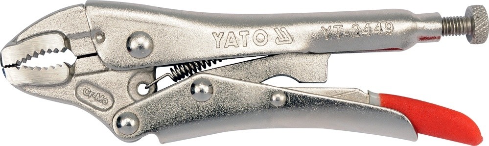 YATO szczypce zaciskowe MORSEA szczęki krótkie wklęsłe 125mm YT-2449