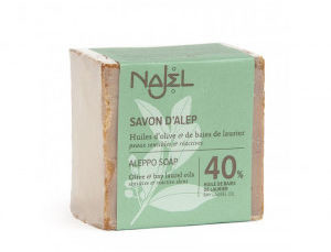 NAJEL Mydło oliwkowo-laurowe Aleppo 185g (40% oleju laurowego)