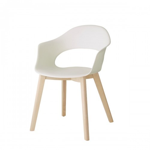 Scab Design Krzesło Lady B Pop natural - drewno bielone 2844 FS