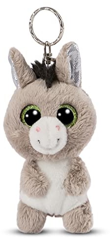 NICI NICI Glubschis: Oryginał  Glubschis Osioł brelok Donki 9cm  Przytulanka do smyczy, breloczków i kluczy  Zawieszka do Torby 47661