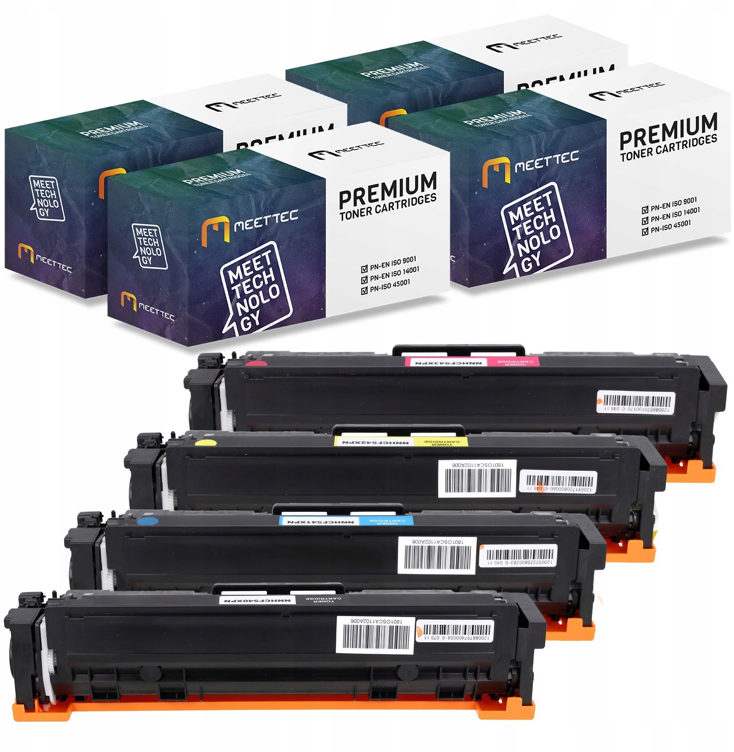 Zestaw tonerów do Hp CF540X CF541X CF542X CF543X