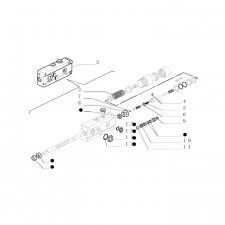 NEW HOLLAND CASE ZESTAW PIERŚCIENI USZCZELNIAJĄCYCH ZAWÓR HYDRAULICZNY 9959034 9959034