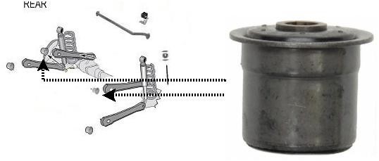 CROWN Tuleja wahacza tylnego 52087709