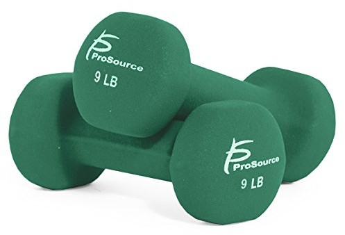 Tko prosource zestaw dwóch neopren do kolan Grip, 1 lb 12 lb ps-1148-neo-green
