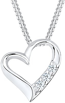 Diamore Naszyjnik diamore serce diament (0.06 CT.) 925, rozmiar: 45 0109612413_45
