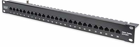 DIGITUS Professional Digitus Professional  Cat 3 ISDN patch panel LSA  nieekranowana  czarna, czarny DN-91325-1-B