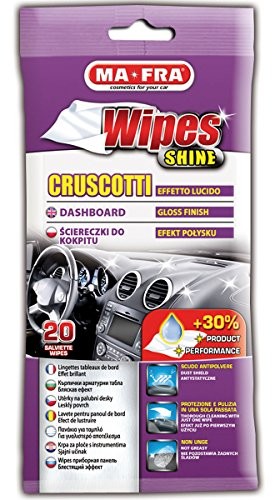 Mafra mafra Dashboard Wipes  Shine Effect  chusteczki do czyszczenia Cockpit z połyskiem Efekt  z tylko jednym pociągnięciem 8005553015770