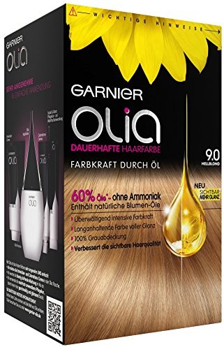 Garnier Olia Coloration/zabarwienie do włosów zawiera 60% do włosów z kwiatami siła oleje zapewnia intensywne kolory bez amoniaku 3 X 1 sztuki C4496500