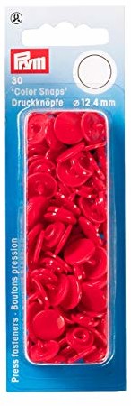 Prym zatrzaski, średnica: 12,4 mm, dostępne w różnych kolorach