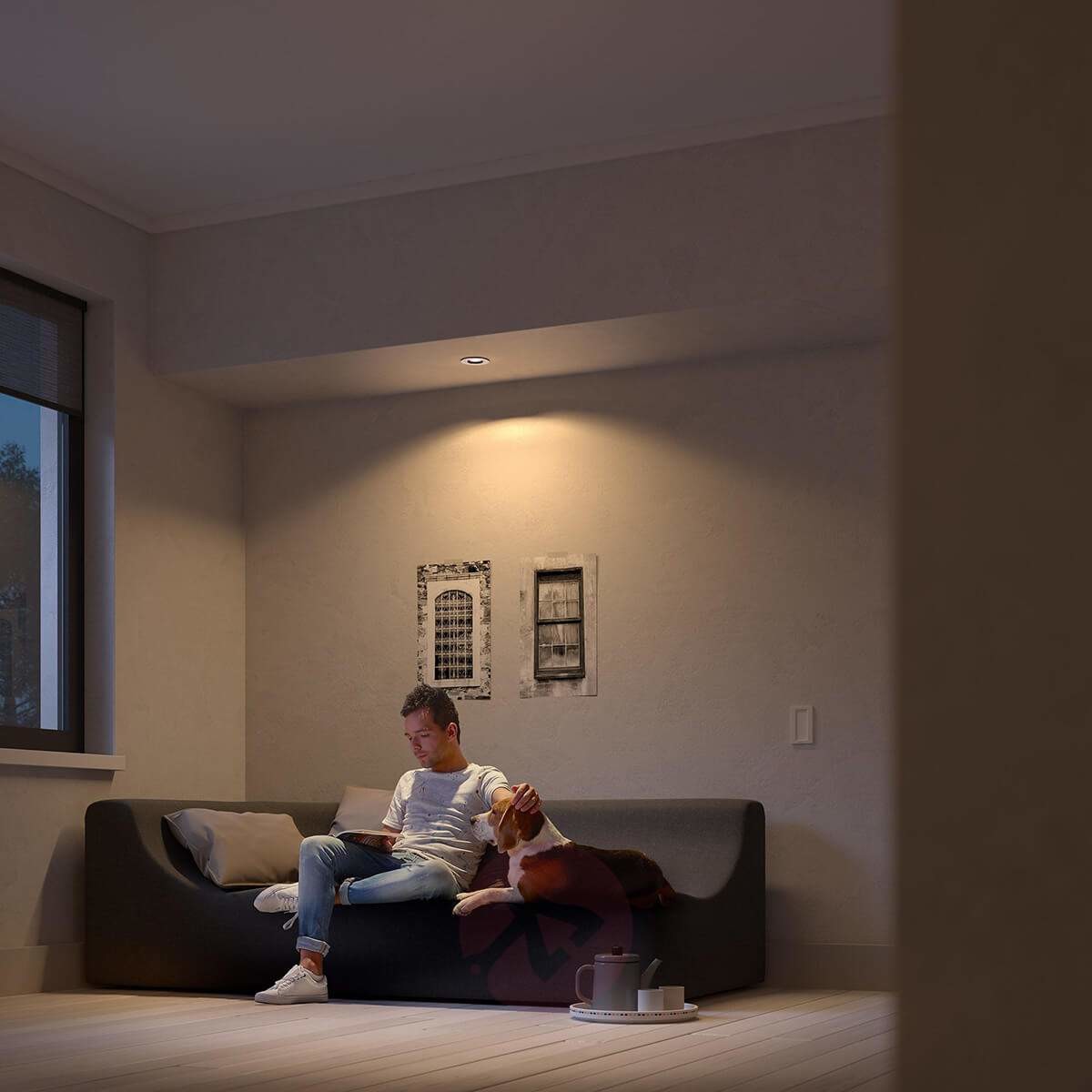 PHILIPS HUE OCZKO WPUSZCZANE LED HUE MILLISKIN + PRZYCIEMNIACZ 50411/31/P7 PHILIPS 50411/31/P7