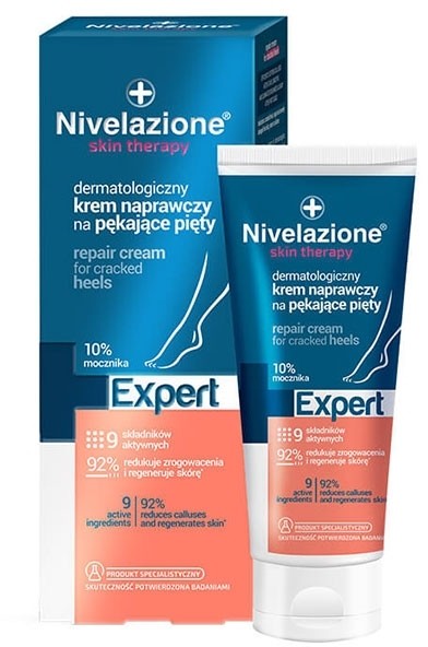 Ideepharm Nivelazione Skin Therapy Expert dermatologiczny krem naprawczy na pękające pięty 75ml