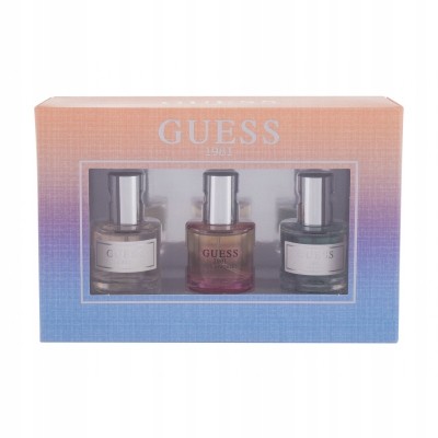 Guess 1981 zestaw Edt 15 ml + Edt 1981 Los Angeles 15 ml + Edt 1981 Indigo 15 ml dla kobiet