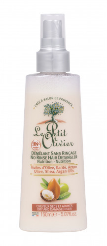 Le Petit Olivier Olive Shea Argan Oils No Rinse Hair Detangler pielęgnacja bez spłukiwania 150 ml dla kobiet 150ml