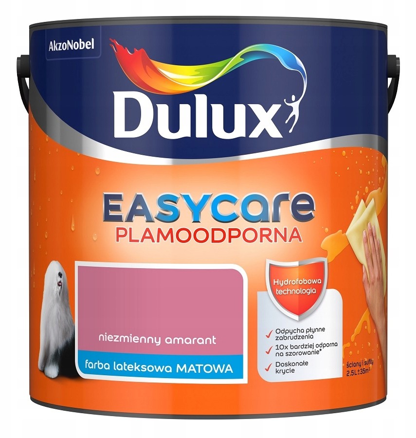 Dulux Dulux Easy Care- farba, Niezmienny Amarant, 2.5l