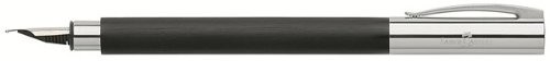 Faber Castell 148140  fountain Pen Ambition żywica szlachetna, kolor trzonu: czarny/srebrny F148140