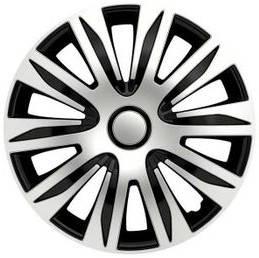 Górecki Gorecki Kołpaki samochodowe 15&quot Nardo srebrno-czarne komplet 00-2704