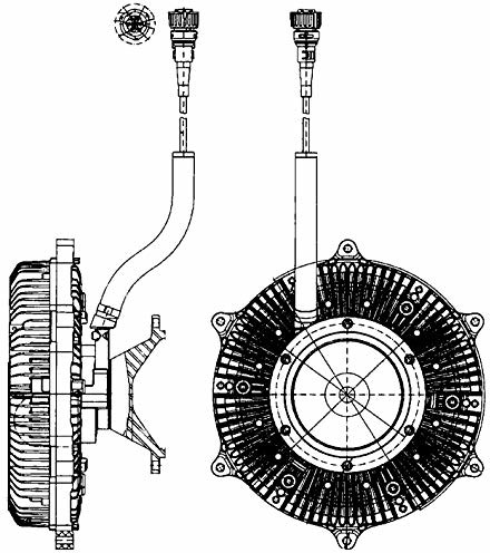 Mahle MAHLE CFC 216 000P sprzęgło wentylatora BEHR PREMIUM LINE CFC 216 000P