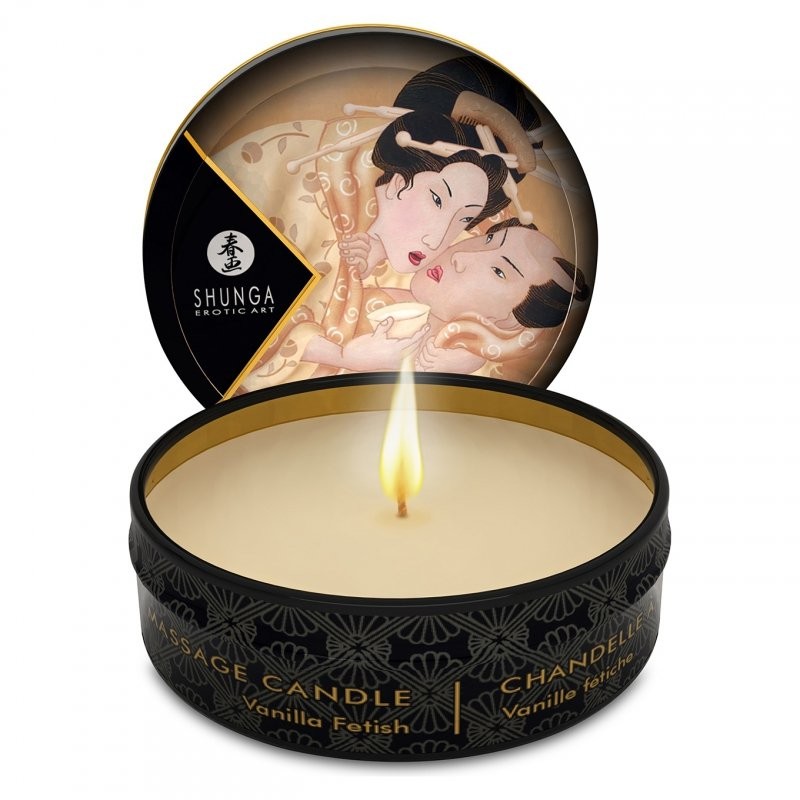 Shunga Świeca do masażu - Massage Candle Vanilla Fetish 30 ml Wanilia