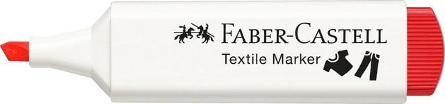 Faber Castell marker tekstylny 1 2 5 mm czerwony twm_971889