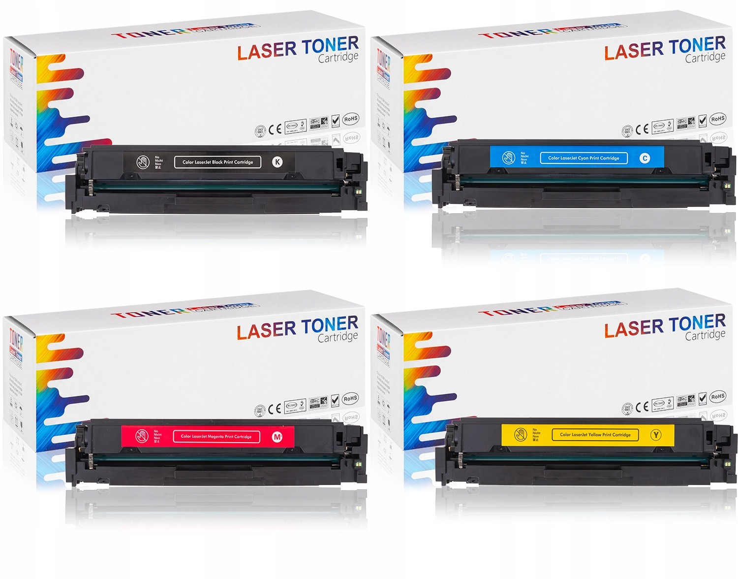 4x Toner Do Canon CRG054H i-SENSYS MF644Cdw MF645