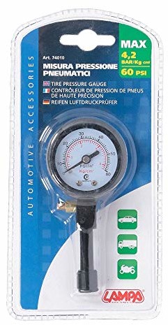Lampa Lampa Tester ciśnienia powietrza w oponach do 4,2 bar 74010