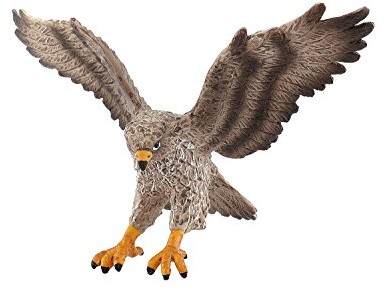 Bullyland 69385  figurka do gier, myszołów zwyczajny, ok. 11 cm