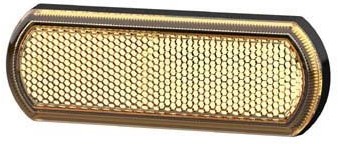 Hella 8ra 013 403  021 światło odblaskowe, rueckstrahllicht shapeline Style, boczna dobudowa, klejąca, żółty 8RA 013 403-021