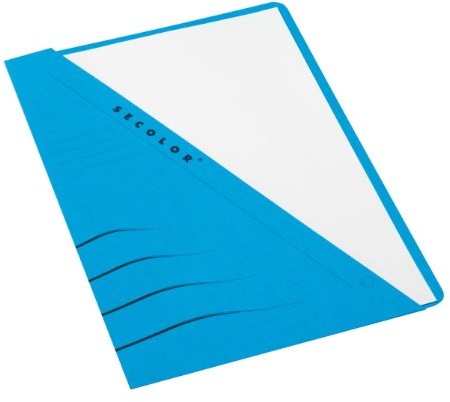 Jalema Jalema 3153302 Secolor teczka A4, karton, C2C, do przechowywania luźnych liści, opakowanie 10 szt, niebieska 3153302