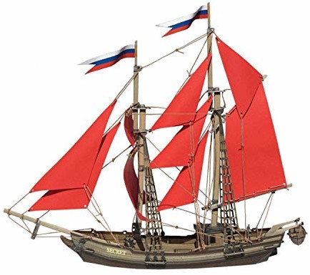 UMBUM Umbum Innovativ 3D Puzzle - Brigantine - stare statki od Clever Paper (484)