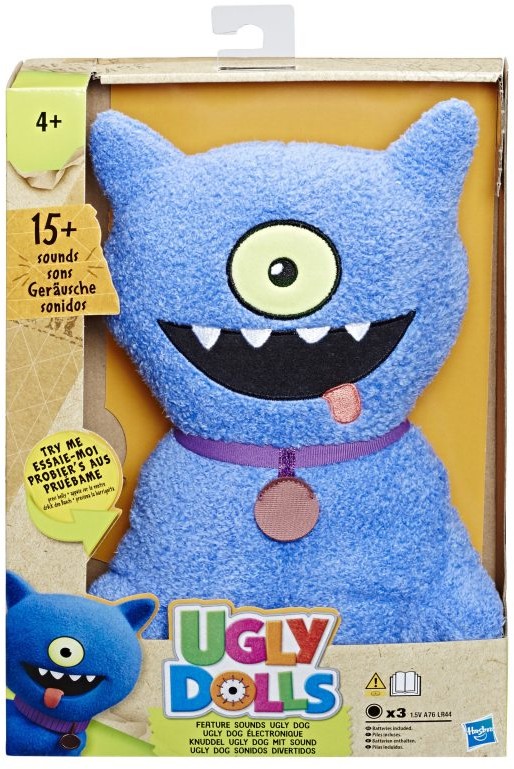 Hasbro Ugly Dolls. Maskotka Ugly Dog z dźwiękiem