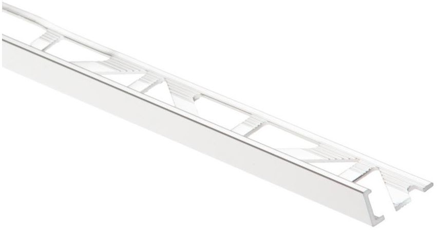 Cezar STANDERS Profil do glazury Aaluminium narożny 12 mm / 2.5 m Srebrny poler