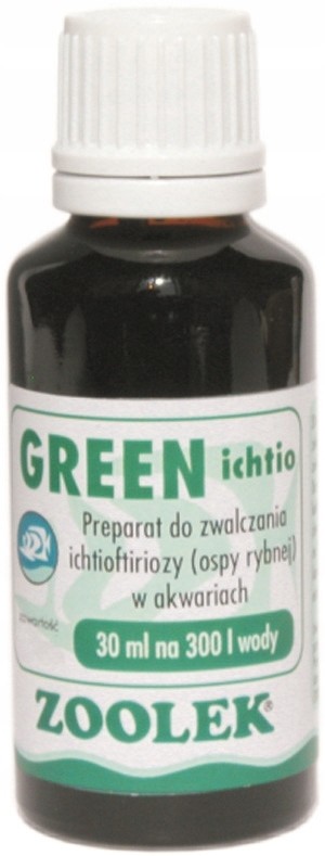 Zoolek Green Ichtio Zieleń Na Rybią Ospę 30ml