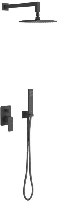 Actima Keria Black Zestaw prysznicowy czarny mat AREX.SET.2045BL