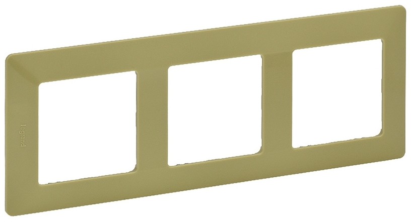 Legrand Legrand 754083 - Ramka dla przełączników VALENA LIFE 3P zielony