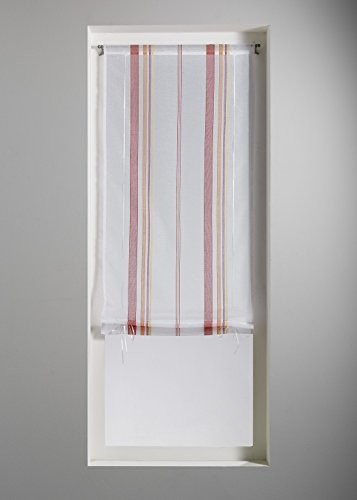 Homemaison Home Maison 09557  2-AL w paski etamine do firan/poliester wielokolorowa 1 x 60 cm 09557-2-AL-MulticolOre