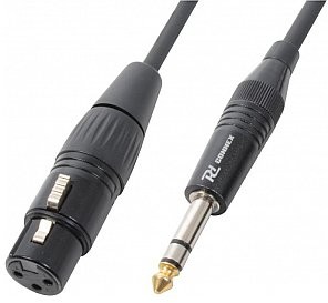 Power Dynamics Cable XLR Female-6.3 Stereo 1.5m, przejściówka XLR/Jack 177.083