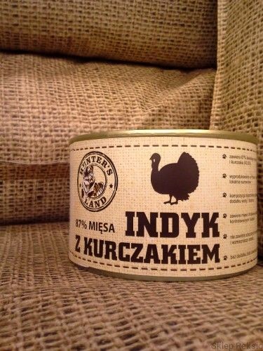 Hunter''s land HUNTER''S LAND 87% mięsa INDYK z KURCZAKIEM 410g 5902581901538