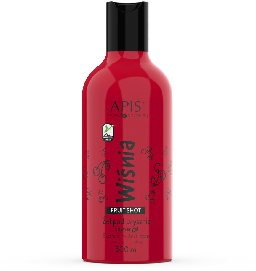 Apis Professional Fruit Shot Wiśniowy Żel Pod Prysznic 500ml AP7324