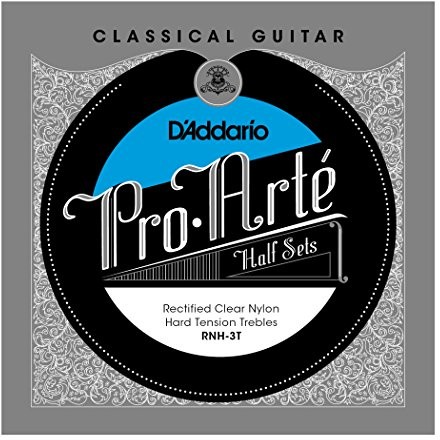 DAddario RNH-3T Pro-Arte zestaw prostowanych przezroczystych nylonowych sznurków RNH-3T