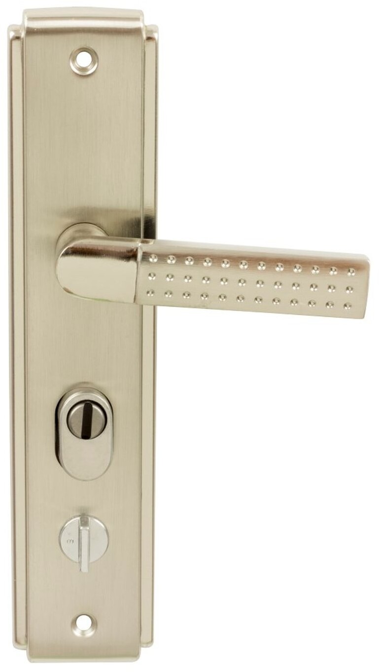 Domino Klamka Asia prawa szyld-wkładka nikiel 68 mm