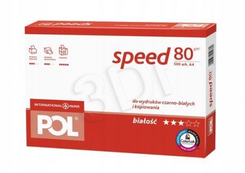 eMPe Papier ksero ryza A4 Polspeed 80g 500ark FV!