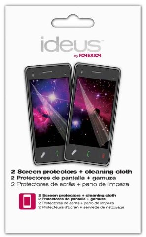 Samsung Ideus Ideus ppgaly folia ochronna na wyświetlacz i ściereczka do czyszczenia do Galaxy S5360 (2 sztuki), przezroczysta PPGALY