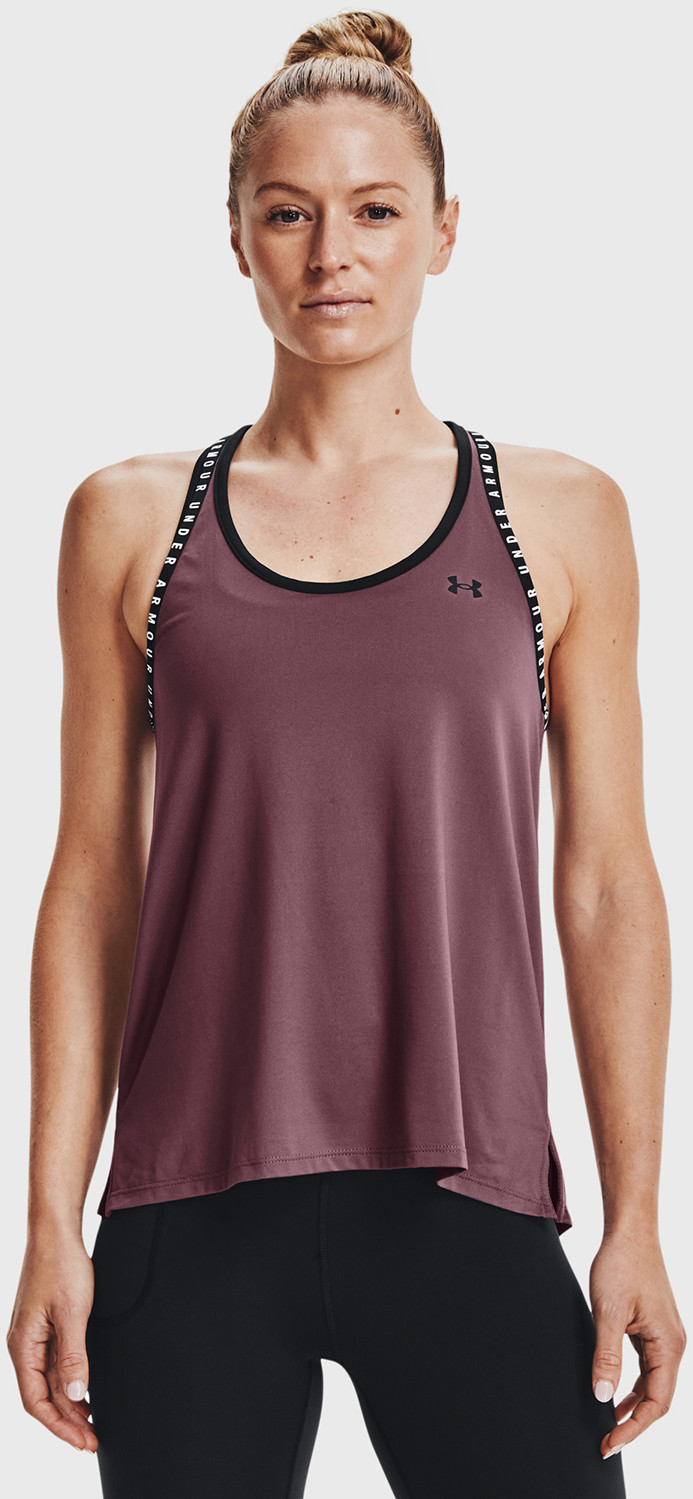 Under Armour Top sportowy Knockout fioletowy