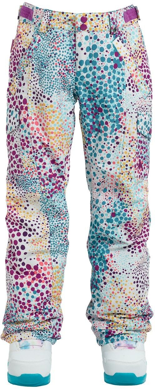 Burton zimowe spodnie ęce GIRLS ELITE CARGO PT Stout White Dots